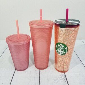 Lot of 3 Starbucks Cups